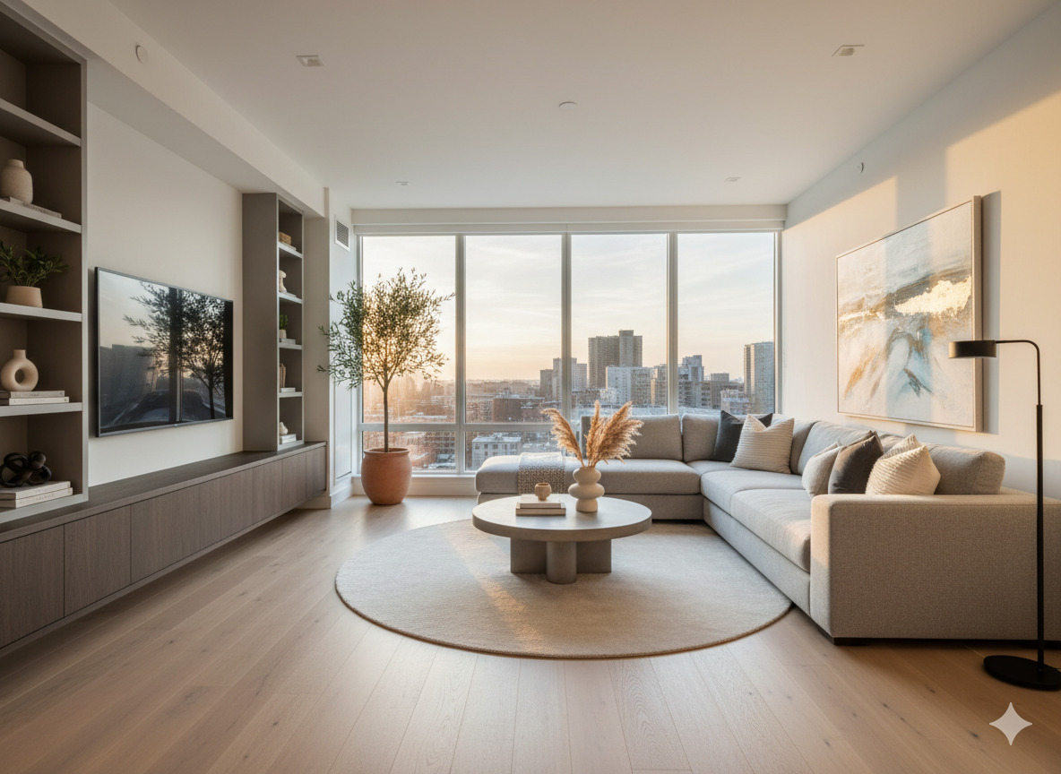 Modern woonkamer interieur